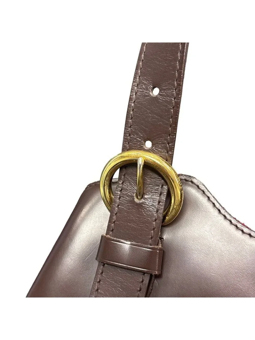 Louis Vuitton Damier Sistina GM Shoulder Bag Brown Leather